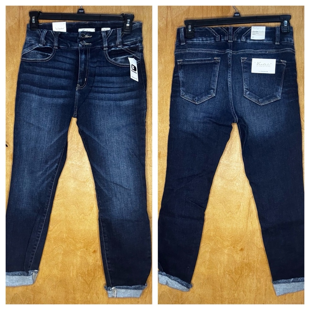 KanCan Women's High Rise Jeans - Dark Blue
